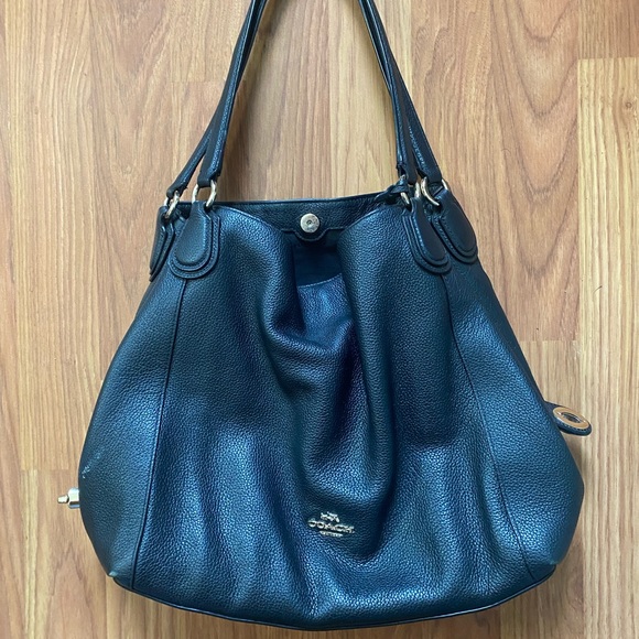 Authentic Black Coach Hobo Bag - Picture 1 of 4